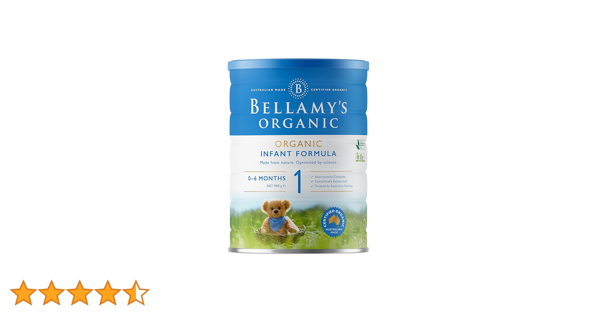 ミルク Bellamy's Organic Infant Formula 900g Baby Milk Formula by Bellamy'S 900g – Alive Wholefoods Store